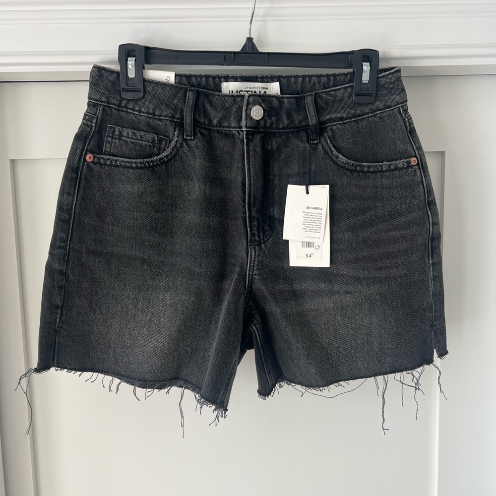 NWT Black Denim Women's Shorts
